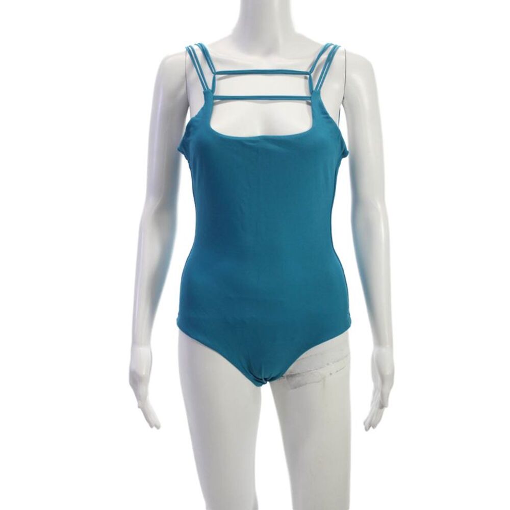 Mikoh Womens One Piece Swimwear Blue Size XL